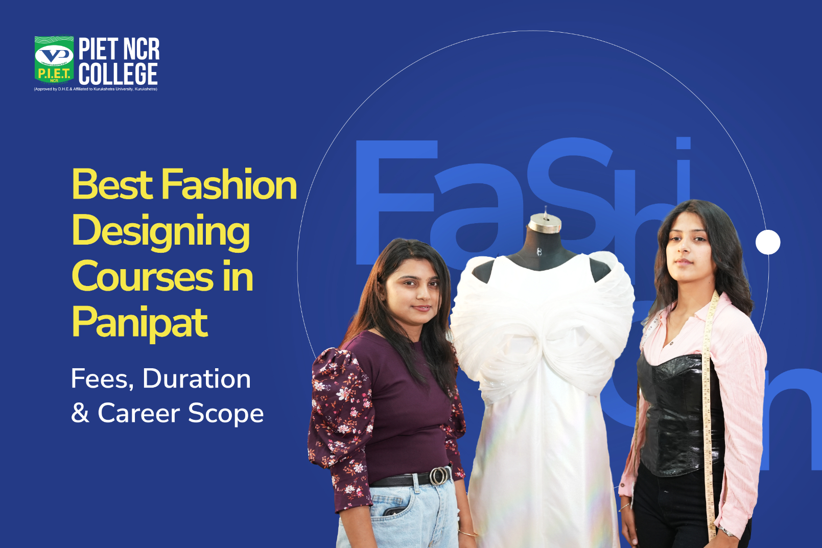 Best Fashion Designing Courses in Panipat – Fees, Duration & Career Scope